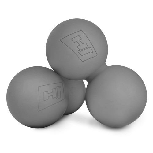 Масажний м'яч  Hop-Sport HS-S063DMB 63 мм grey - фото №3